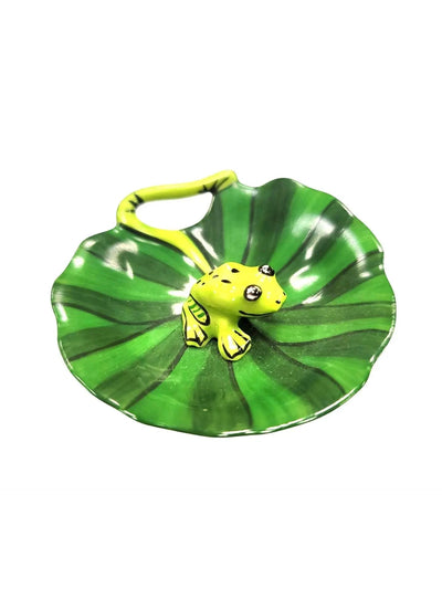 Frog on Lillypad Limoges Box Porcelain Limoges frog LIMOGES BOXES turtle French Trinket Box