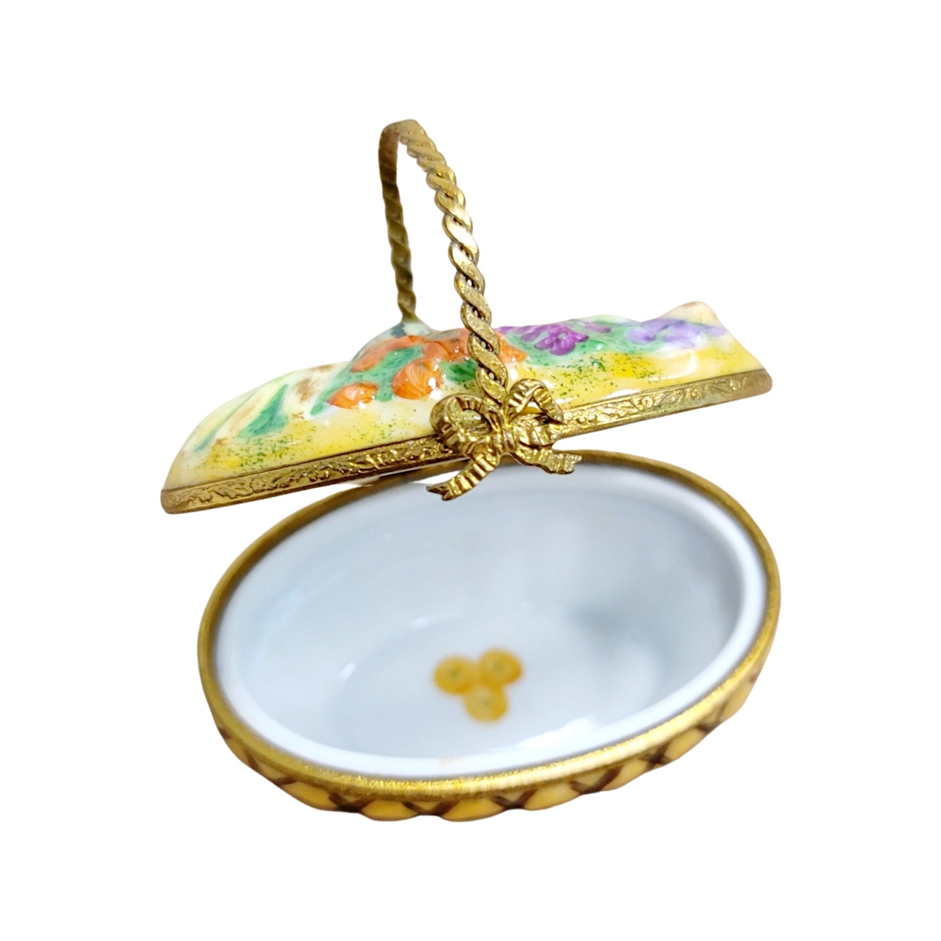 Elegant Porcelain Fruit Basket Porcelain Limoges Fruit Basket French Trinket Box