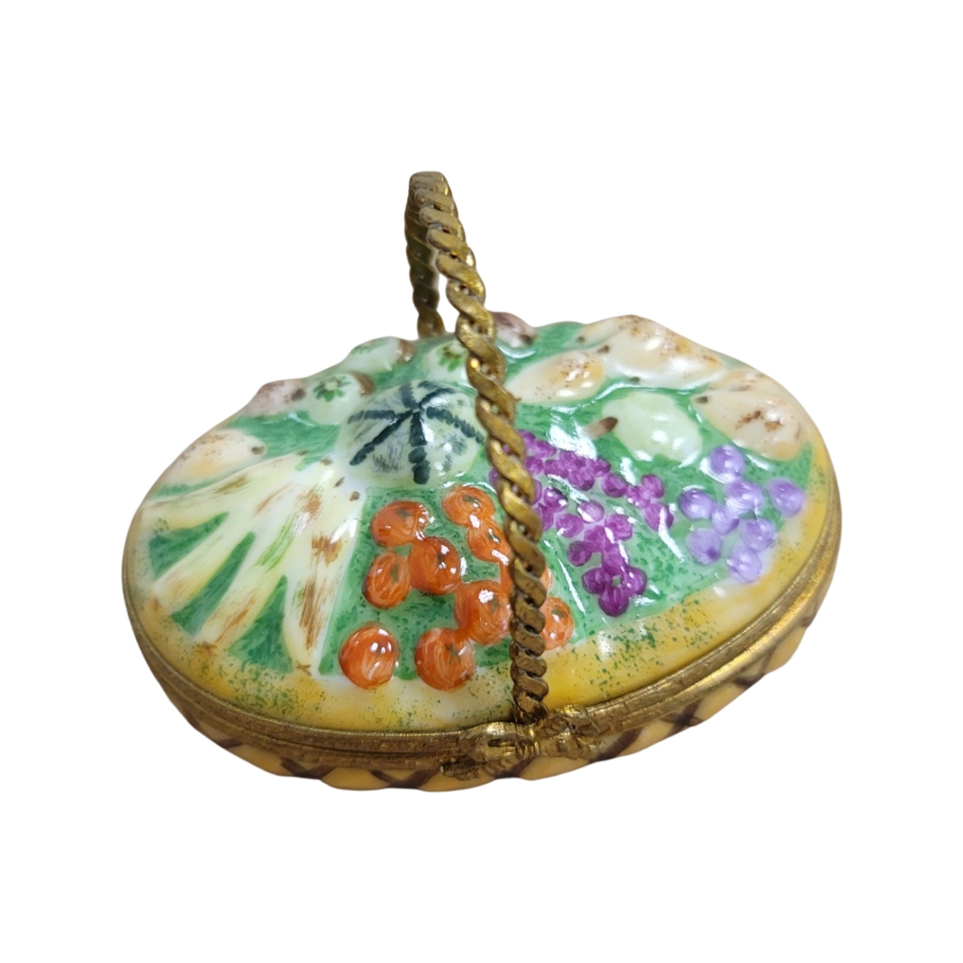 Elegant Porcelain Fruit Basket Porcelain Limoges Fruit Basket French Trinket Box