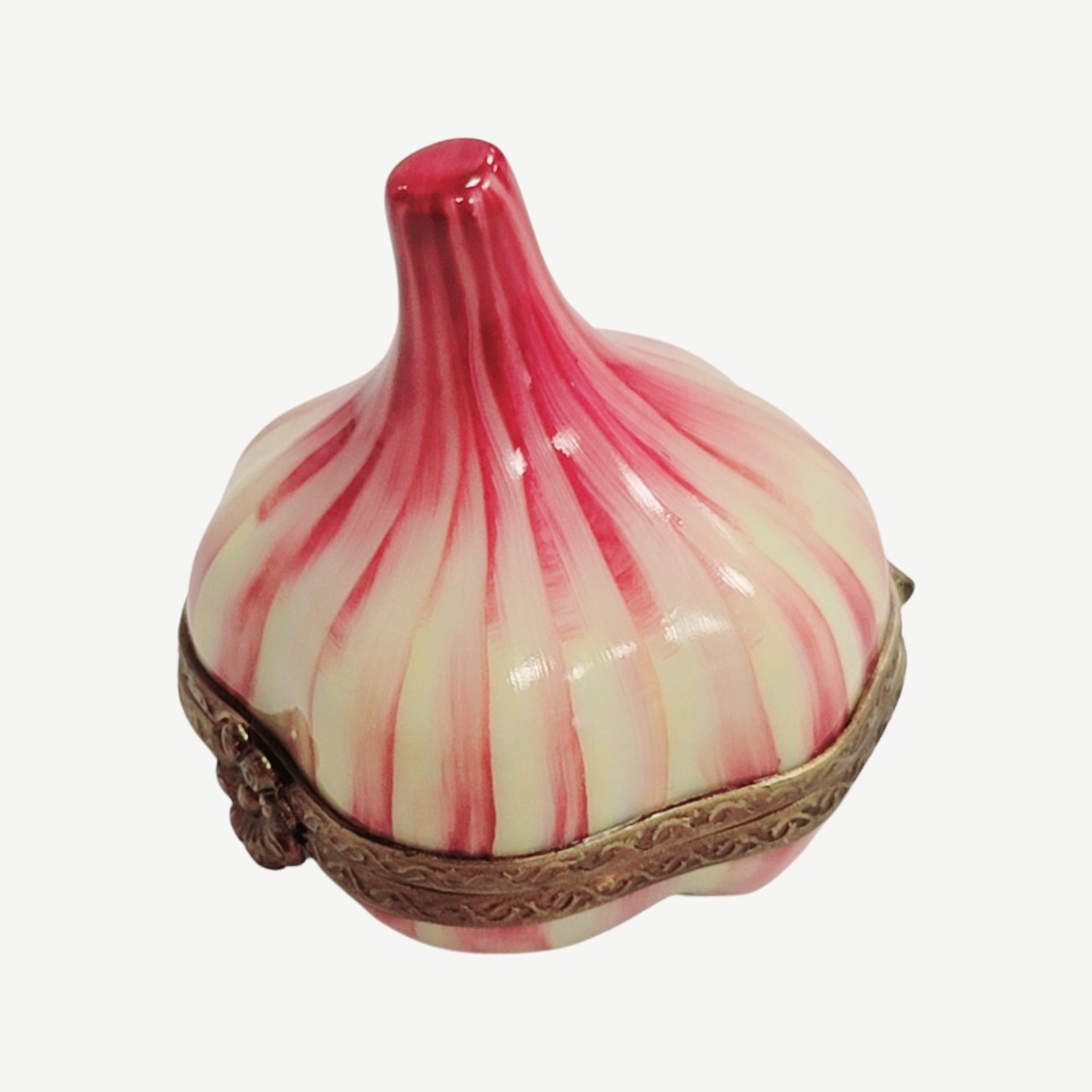 Garlic Porcelain Limoges Box Porcelain Limoges fruit vegetable French Trinket Box