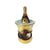 Gold Champagne Bucket Treasure Porcelain Limoges WINE French Trinket Box