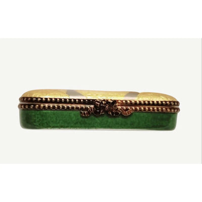 Gold Elegance Limoges Box Porcelain Limoges traditional French Trinket Box