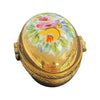 Gold Floral Elegance Egg Porcelain Limoges egg LIMOGES BOXES French Trinket Box