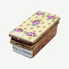 Gold Rose Shoes Limoges Box Porcelain Limoges shoes fashion figurine LIMOGES BOXES French Trinket Box