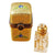 Gold Tall with One Bottle limoges box Porcelain Limoges French Trinket Box