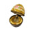 Gold White Floral Limoges Egg Porcelain Limoges perfume egg French Trinket Box