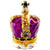Golden Royal Crown Porcelain Limoges Travel Hats French Trinket Box