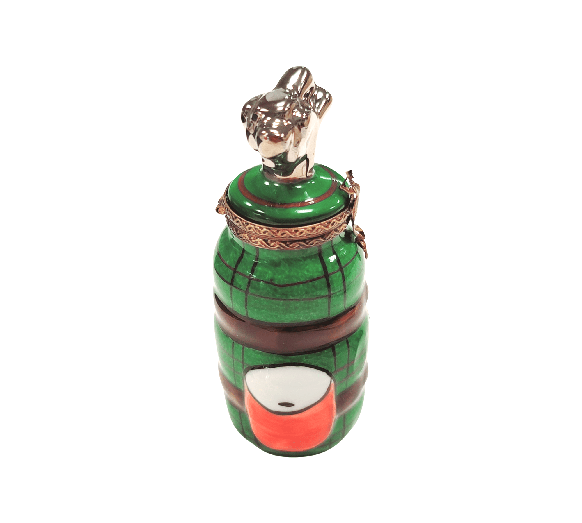 Golf Bag with Clubs Limoges Box Porcelain Limoges sports golf limoges box French Trinket Box