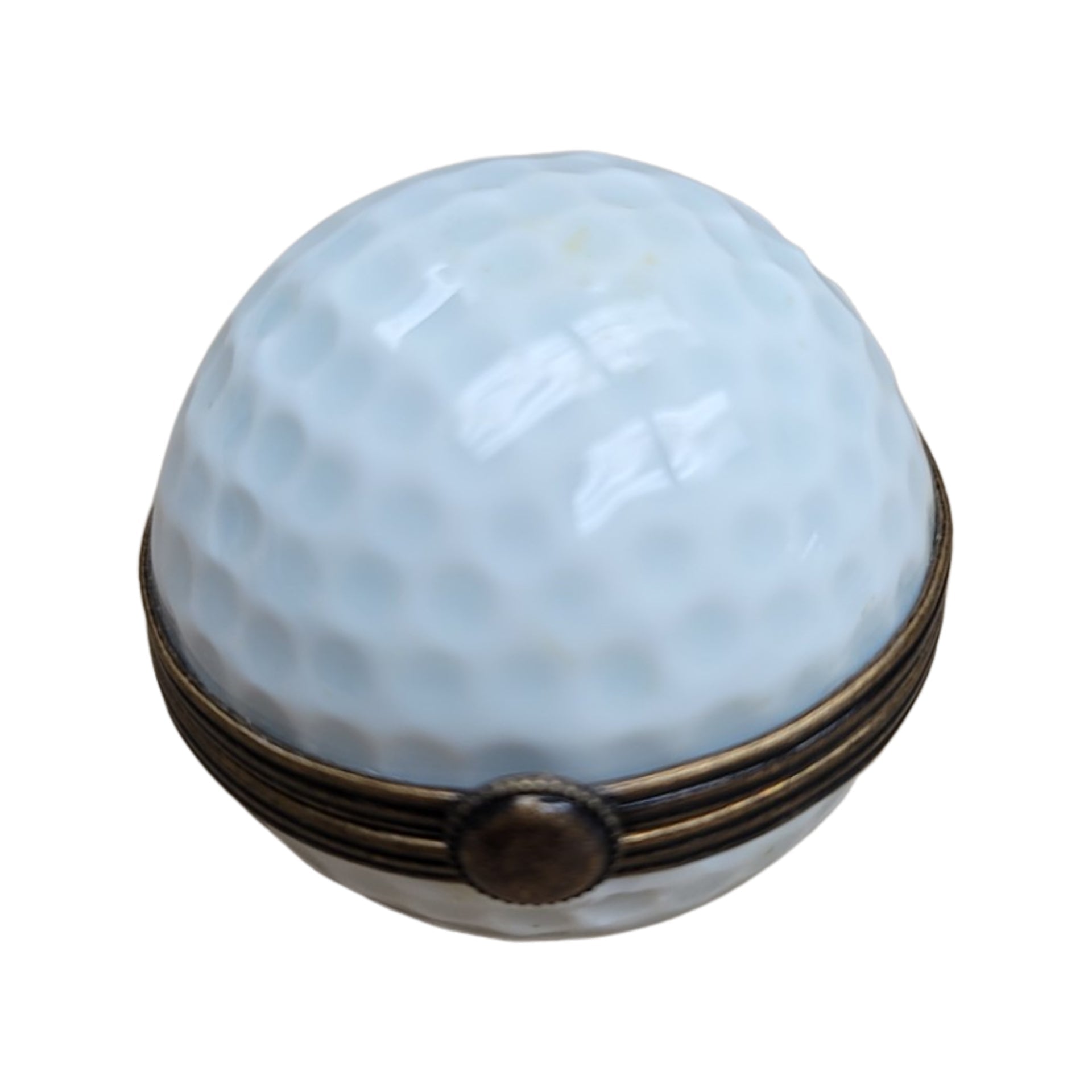 Golf Ball Limoges Box Treasure Porcelain Limoges sports French Trinket Box
