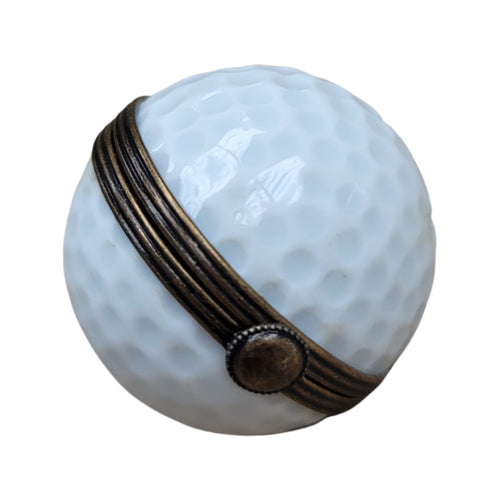 Golf Ball Limoges Box Treasure Porcelain Limoges sports French Trinket Box