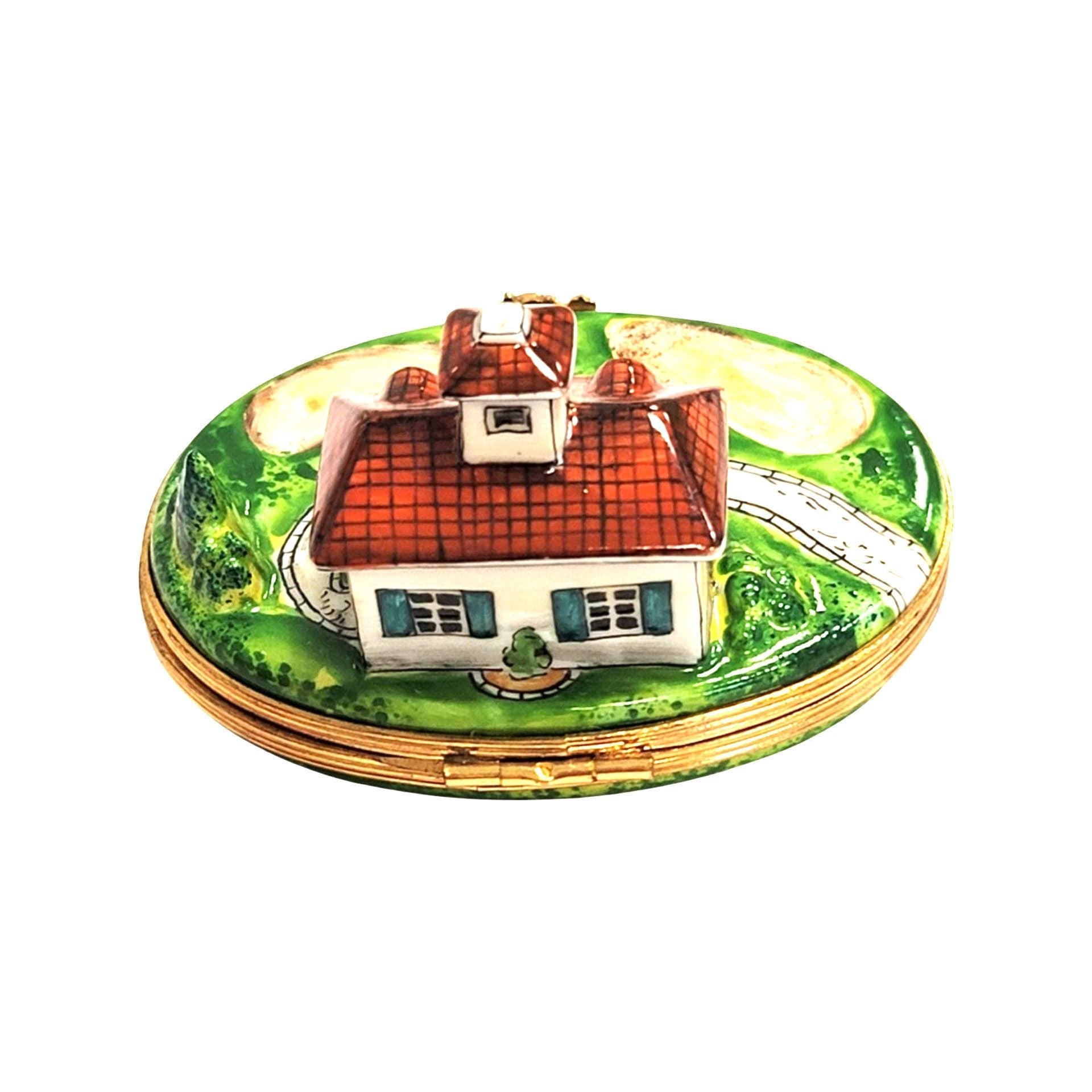 Golf Course Retreat Limoges Box Porcelain Limoges sports French Trinket Box