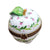 Green Apple Blossom Trinket Box Porcelain Limoges fruit vegetable French Trinket Box