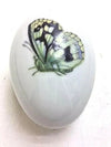 Green Blue Butterfly Limoges Box Porcelain Limoges Butterfly French Trinket Box