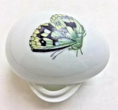 Green Blue Butterfly Limoges Box Porcelain Limoges Butterfly French Trinket Box