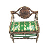 Green Love Seat Elegance Porcelain Limoges furniture French Trinket Box