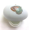 Green Orange Butterfly Limoges Box Porcelain Limoges Butterfly French Trinket Box