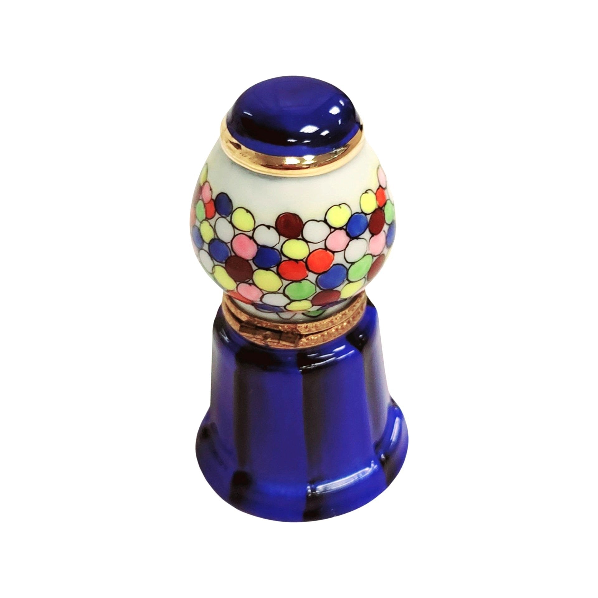 Gumball Machine Limoges Box Porcelain Limoges Food carnival French Trinket Box