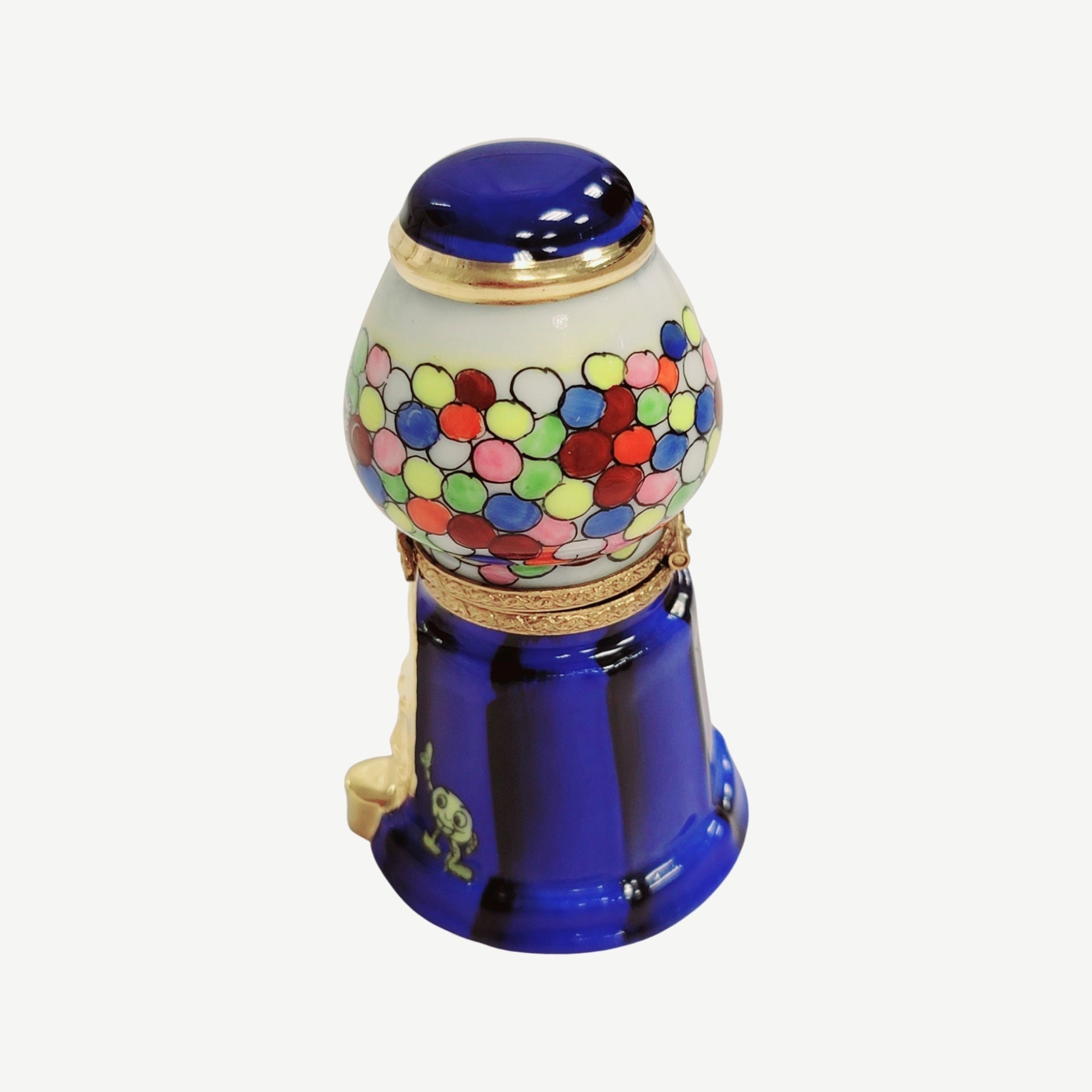 Gumball Machine Limoges Box Porcelain Limoges Food carnival French Trinket Box