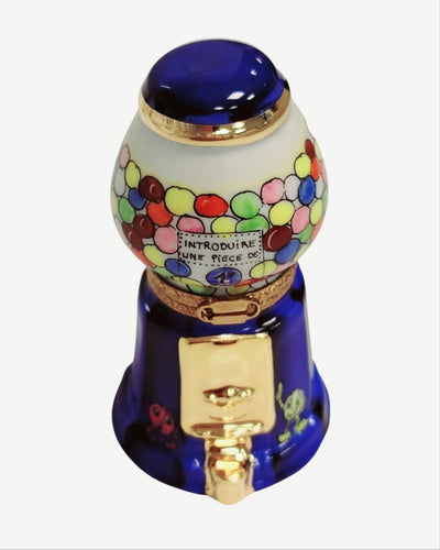 Gumball Machine Limoges Box Porcelain Limoges Food carnival French Trinket Box