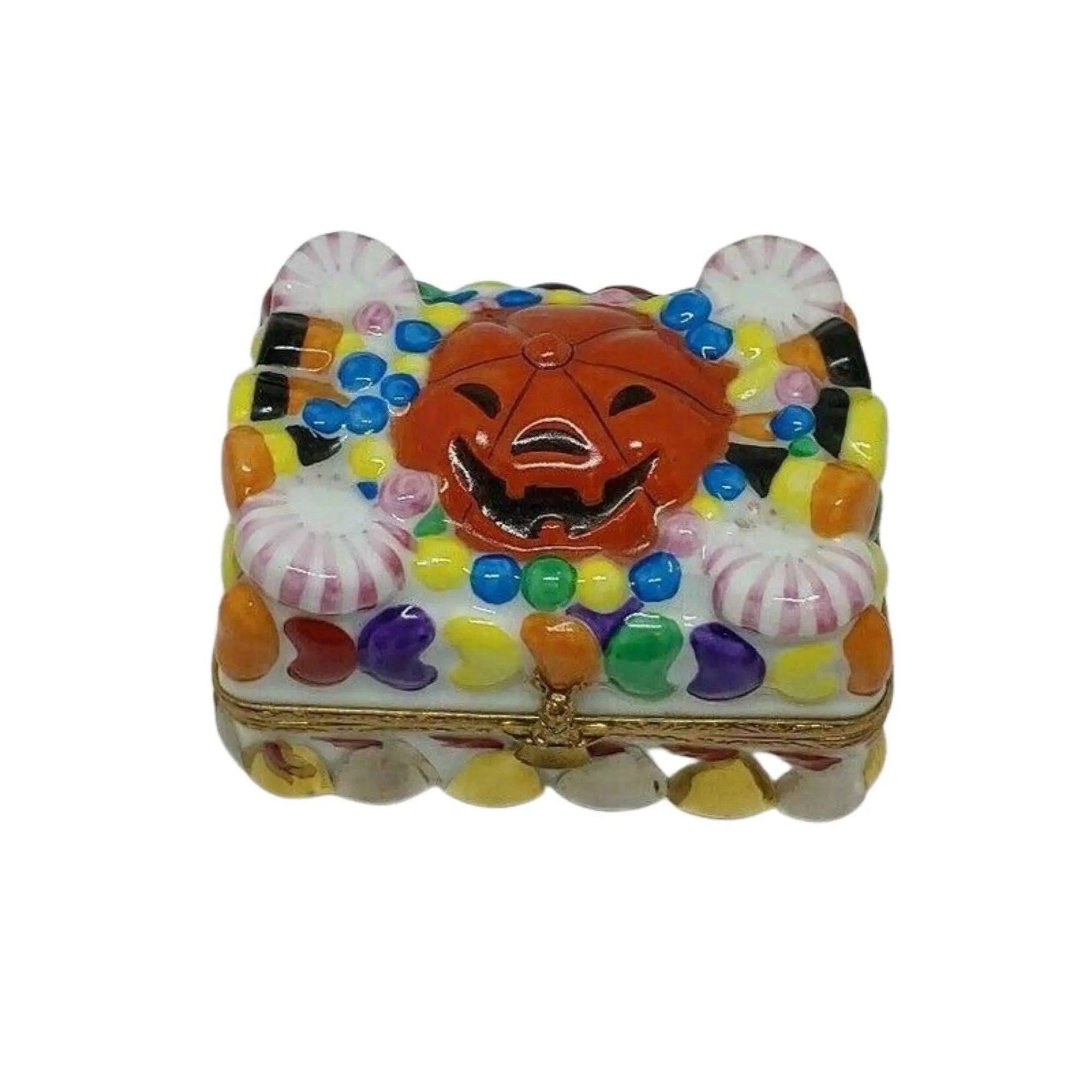 Halloween Treats Porcelain Limoges halloween French Trinket Box