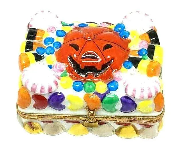 Halloween Treats Porcelain Limoges halloween French Trinket Box