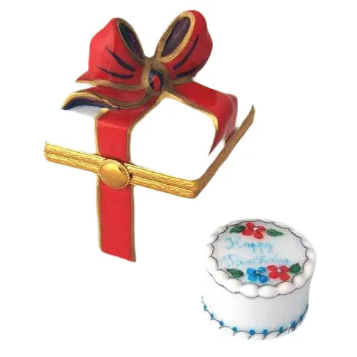 Happy Birthday Gift Porcelain Limoges Birthday French Trinket Box