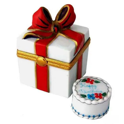 Happy Birthday Gift Porcelain Limoges Birthday French Trinket Box