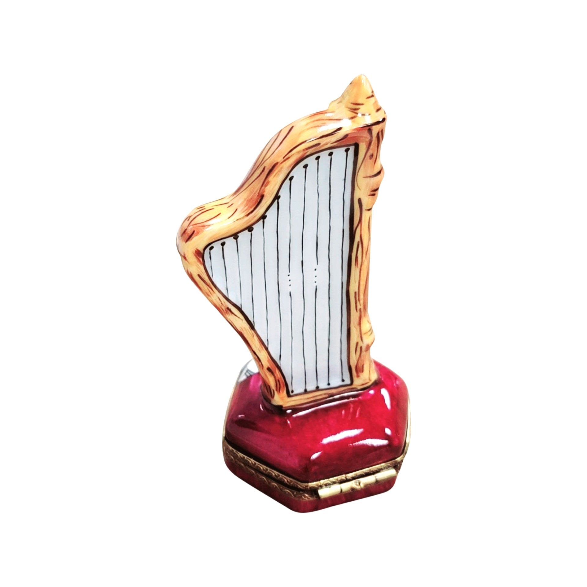 Harp Limoges Box Treasure Porcelain Limoges Music LIMOGES BOXES French Trinket Box