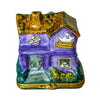 Haunted House Porcelain Limoges halloween French Trinket Box