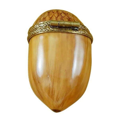 Hazelnut limoges box Porcelain Limoges French Trinket Box