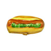 Hot Dog hotdog Porcelain Limoges Food French Trinket Box