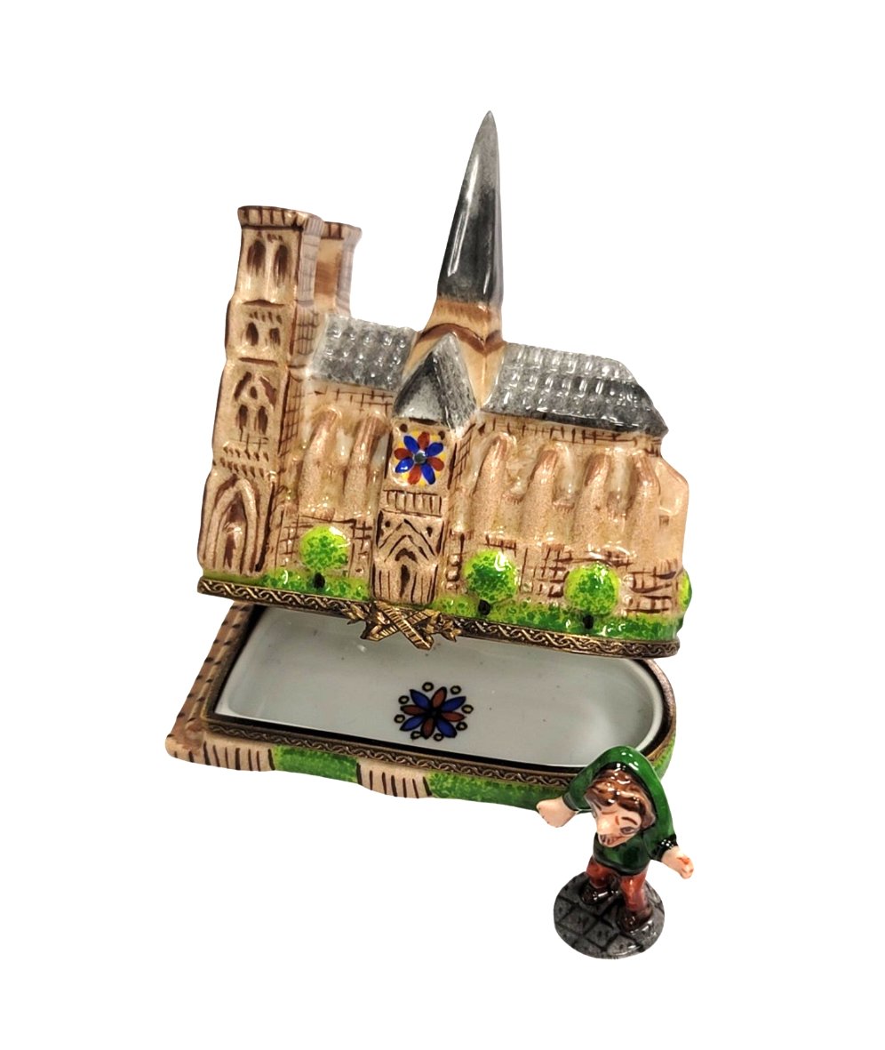 Hunchback of Notre Dame Figurine Porcelain Limoges Fairy French Trinket Box