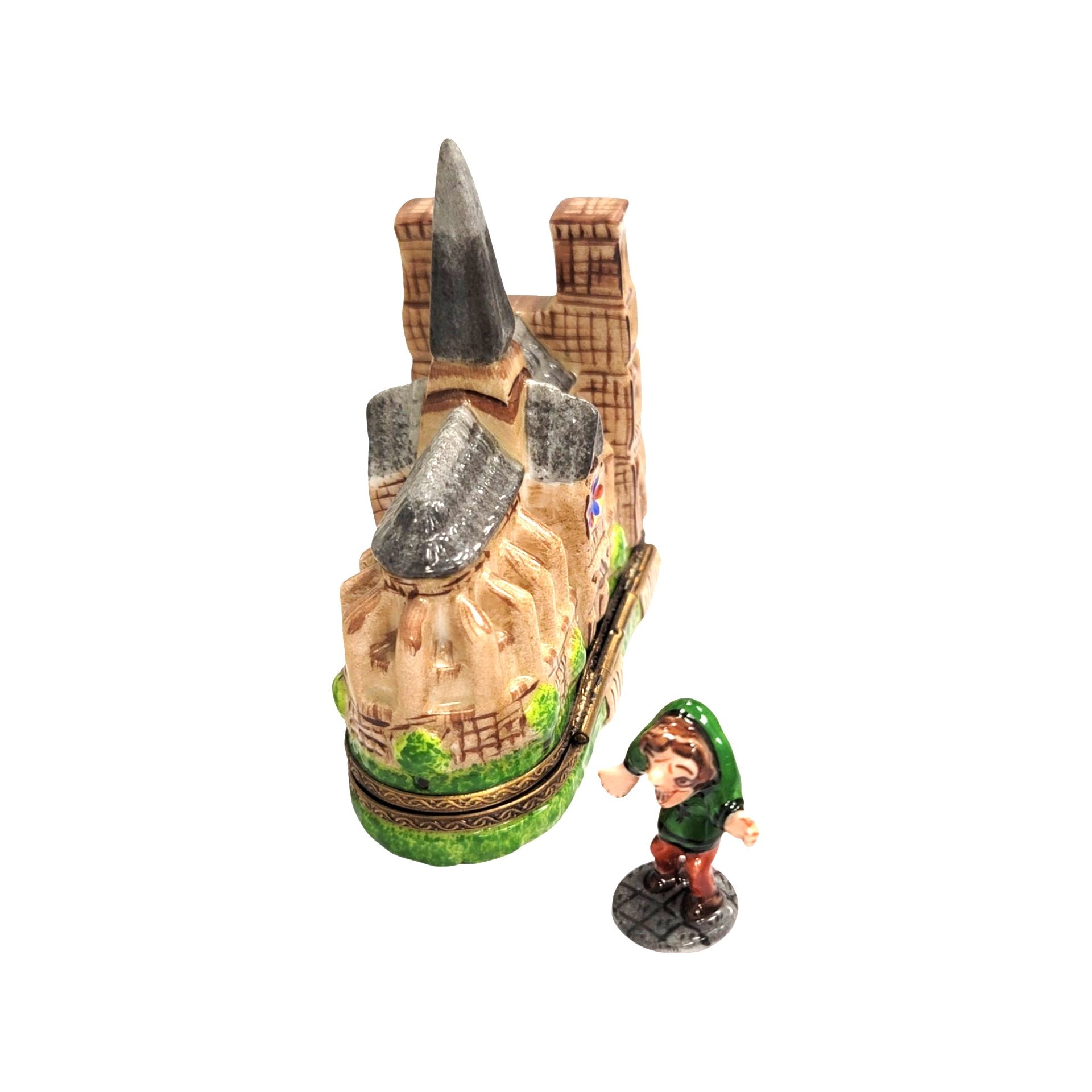 Hunchback of Notre Dame Figurine Porcelain Limoges Fairy French Trinket Box