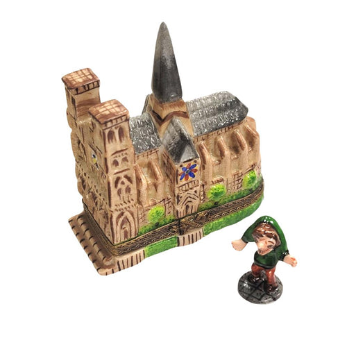 Hunchback of Notre Dame Figurine Porcelain Limoges Fairy French Trinket Box