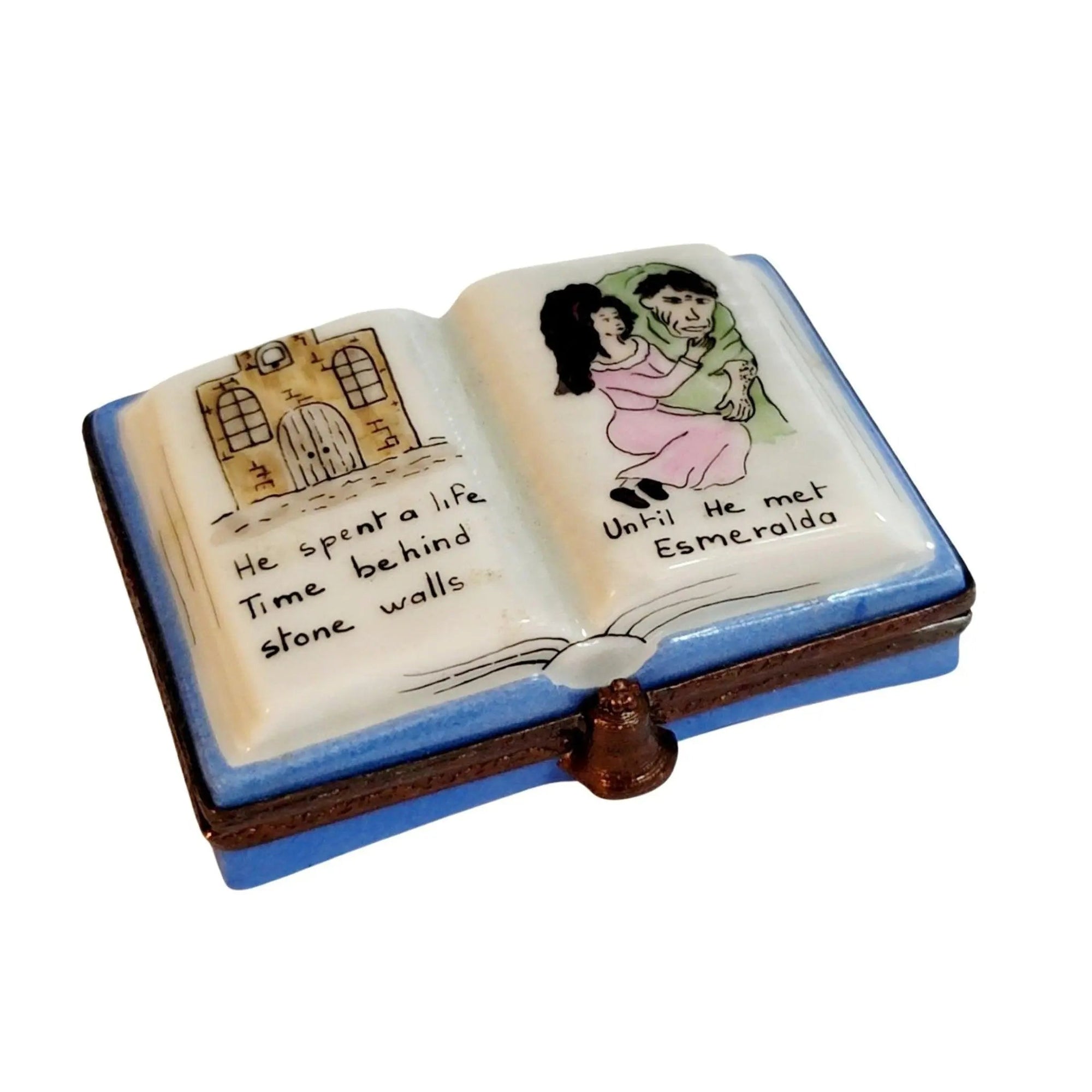 Hunchback of Notre Dame Limoges Porcelain Limoges Book kids art fine limoges box French Trinket Box