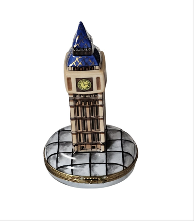 Big Ben Limoges Collector Box Porcelain Limoges travel French Trinket Box
