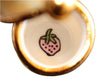 Ice Cream Cone: Strawberry Porcelain Limoges Dessert Carnival French Trinket Box