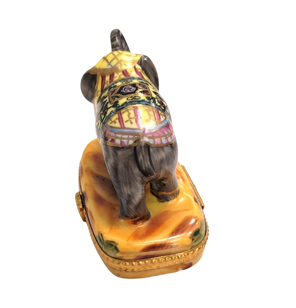 Imperial Elephant Limoges Box Porcelain Limoges Wild Limoges elephant French Trinket Box