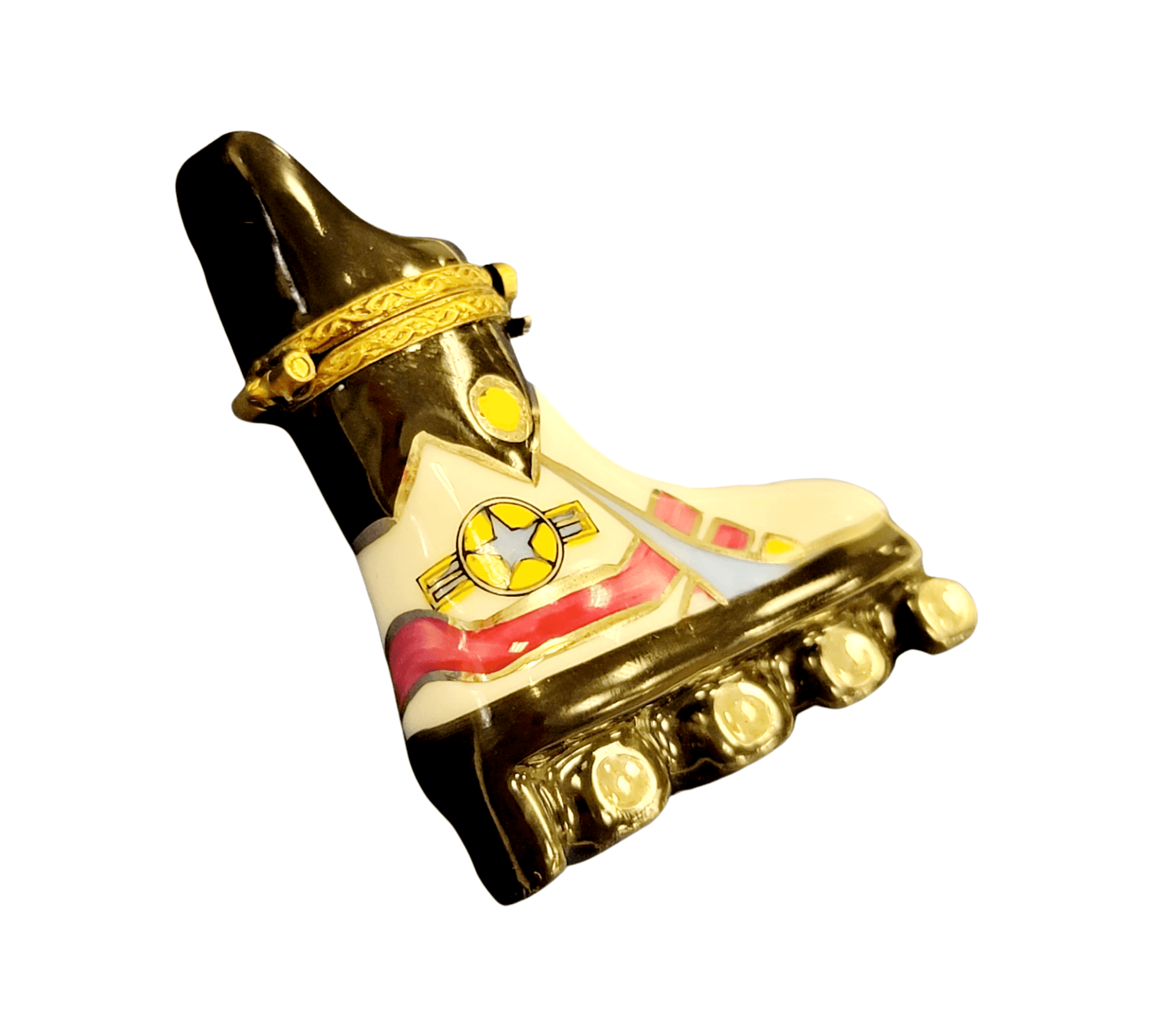 Inline Skates Limoges Box Delight Porcelain Limoges Sports French Trinket Box