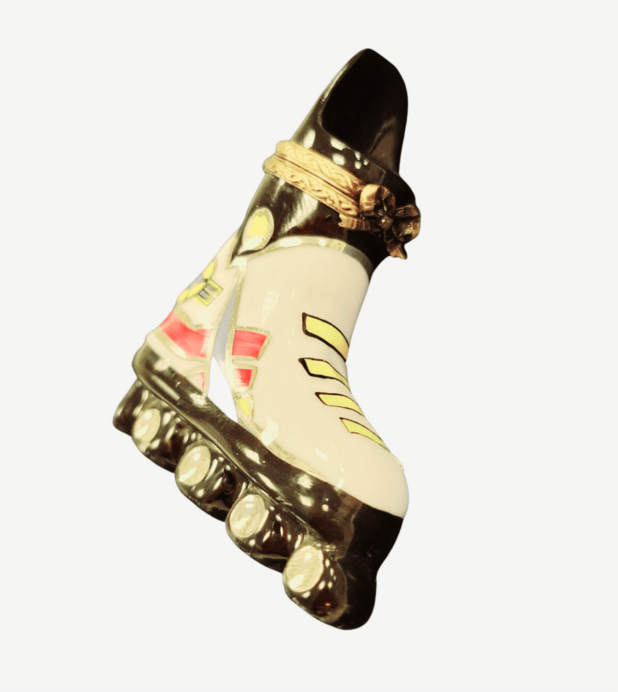 Inline Skates Limoges Box Delight Porcelain Limoges Sports French Trinket Box