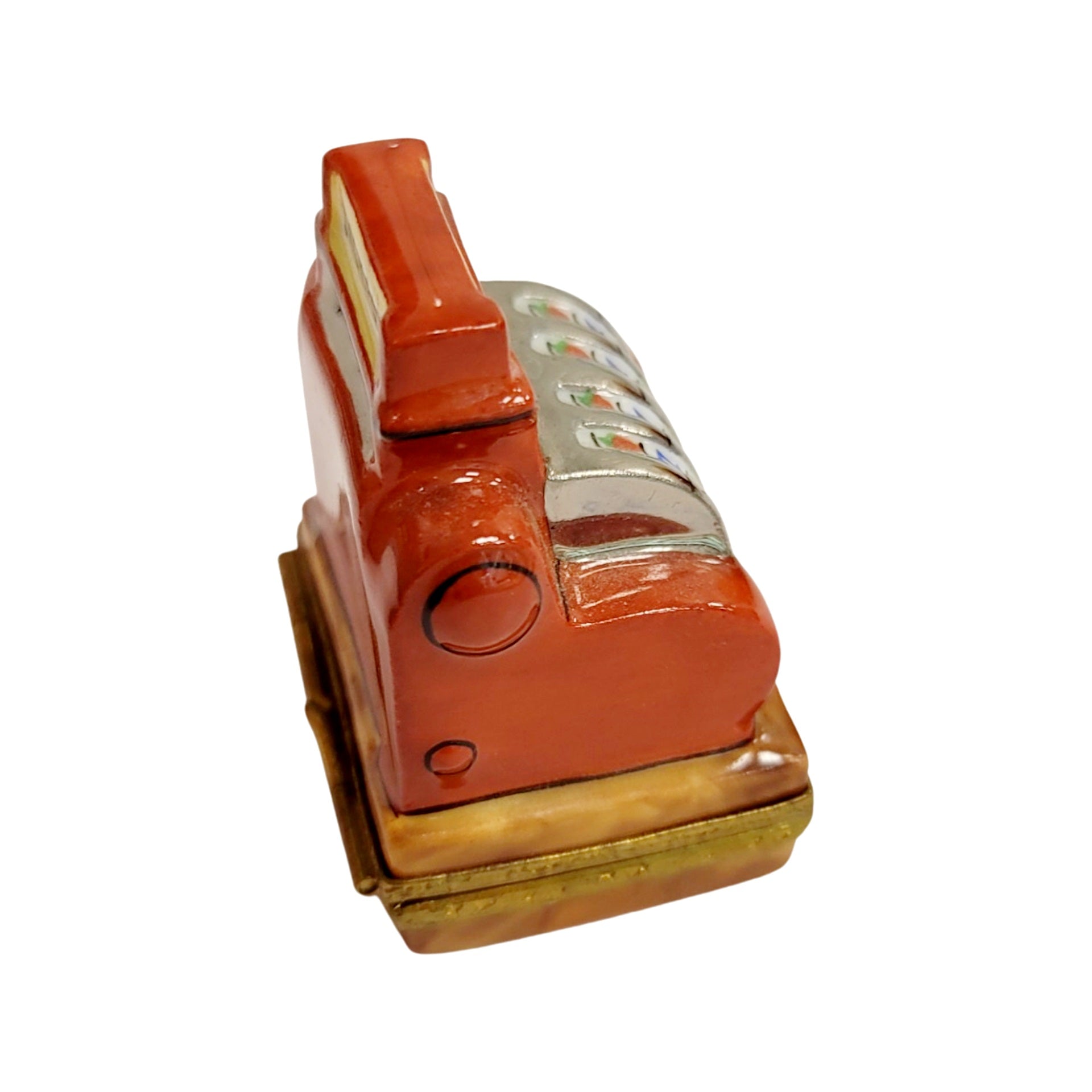 Jackpot Slot Machine Figurine Porcelain Limoges games French Trinket Box