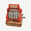 Jackpot Slot Machine Figurine Porcelain Limoges games French Trinket Box