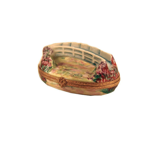 Japanese Bridge Porcelain Limoges Travel French Trinket Box