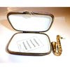 Jazz Saxophone Porcelain Treasure Porcelain Limoges Music LIMOGES BOXES French Trinket Box