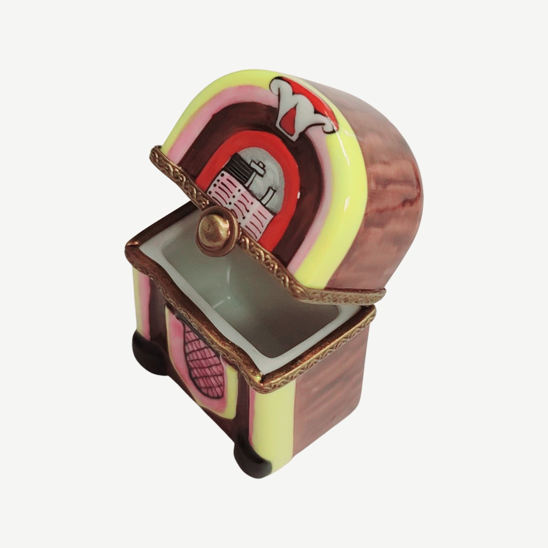 Jukebox Limoges Box Figurine Porcelain Limoges music dance French Trinket Box