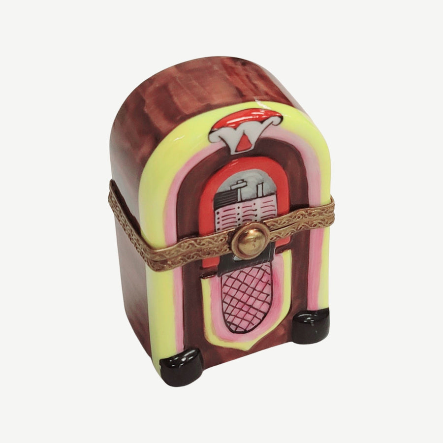 Jukebox Limoges Box Figurine Porcelain Limoges music dance French Trinket Box