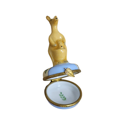 Kangaroo Limoges Box Masterpiece Porcelain Limoges wild animal French Trinket Box
