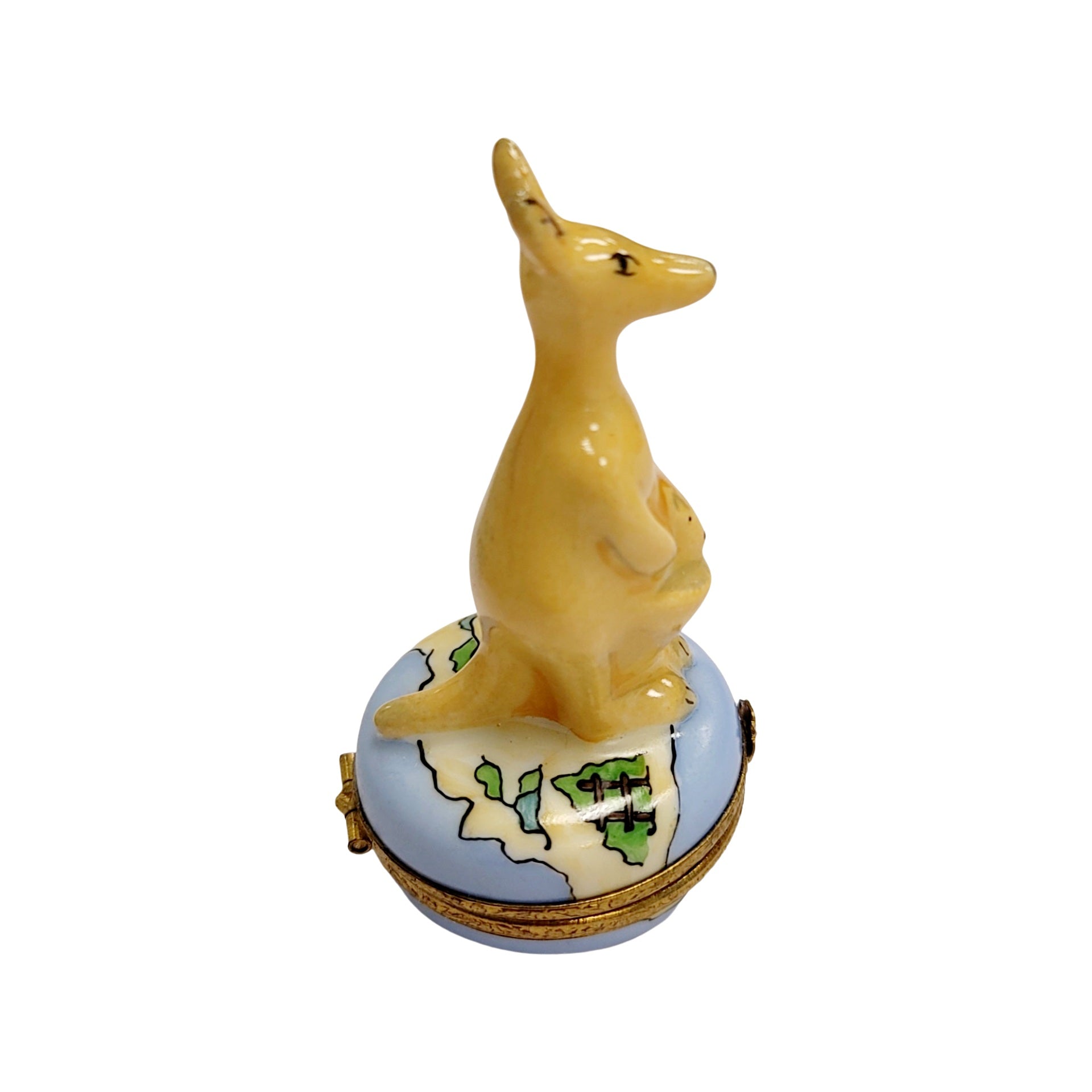 Kangaroo Limoges Box Masterpiece Porcelain Limoges wild animal French Trinket Box