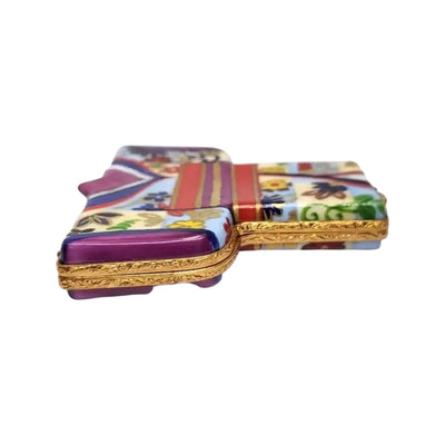 Kimono Porcelain Limoges Travel Fashion French Trinket Box