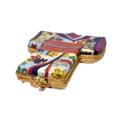 Kimono Porcelain Limoges Travel Fashion French Trinket Box